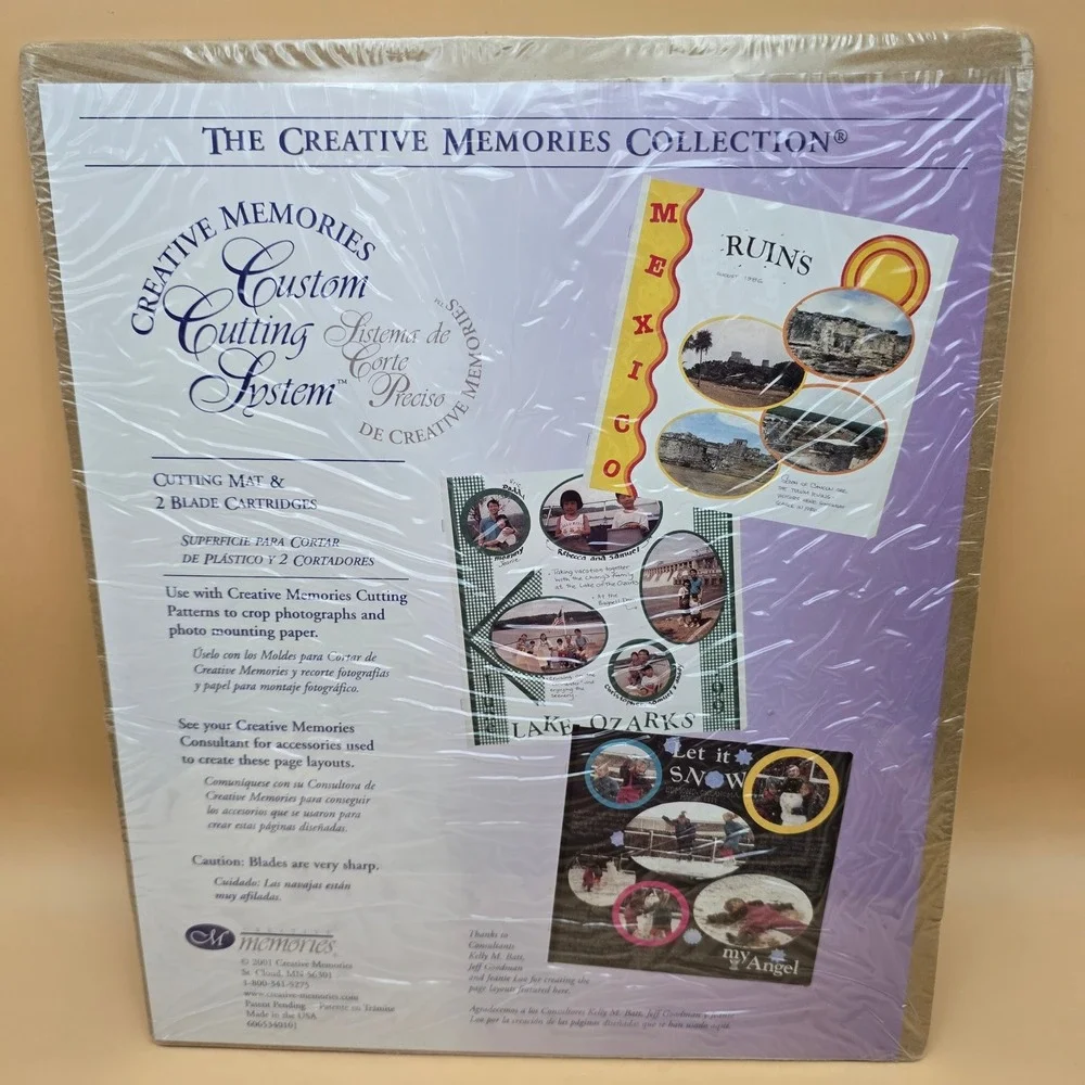 Vintage Creative Memories Custom‎ Cutting Lot Circle Oval Templates Scrapbooking